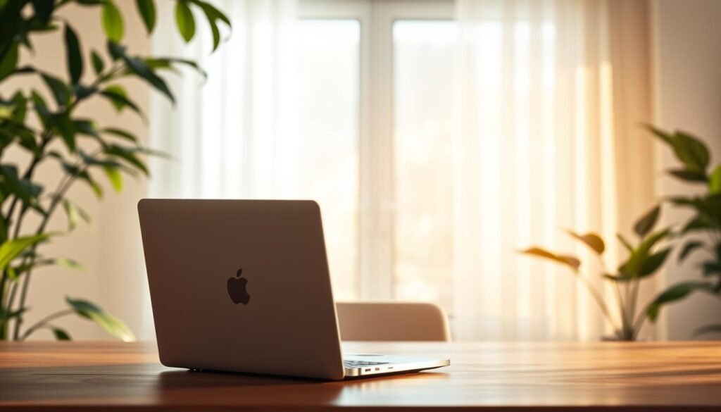 A serene office environment, illustrating the concept of privacy. In the foreground, a closed laptop sits on a wooden desk, screen angled away to suggest confidentiality. A modern, stylish privacy screen lightly blurred in the middle, obstructing views from behind while still allowing a glimpse of the desk. An abstract background shows an open window with soft, diffused daylight streaming in, enhancing the atmosphere of calm and security. Green indoor plants softly frame the scene, symbolizing growth and trust. The lighting is warm, creating an inviting and reassuring ambiance. The overall mood conveys the importance of protecting personal information, with an emphasis on professional decorum and tranquility. A serene office environment, illustrating the concept of privacy. In the foreground, a closed laptop sits on a wooden desk, screen angled away to suggest confidentiality. A modern, stylish privacy screen lightly blurred in the middle, obstructing views from behind while still allowing a glimpse of the desk. An abstract background shows an open window with soft, diffused daylight streaming in, enhancing the atmosphere of calm and security. Green indoor plants softly frame the scene, symbolizing growth and trust. The lighting is warm, creating an inviting and reassuring ambiance. The overall mood conveys the importance of protecting personal information, with an emphasis on professional decorum and tranquility.