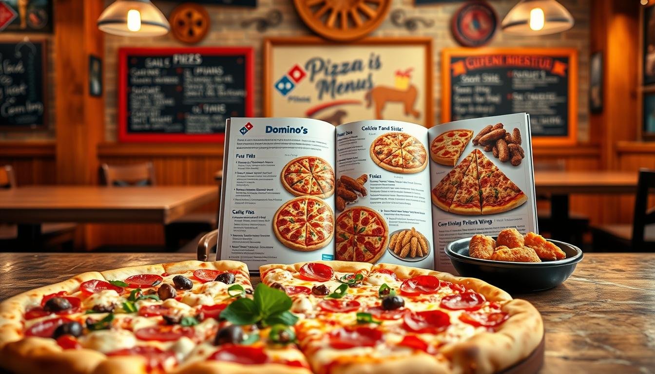 Dominos Pizza Menu